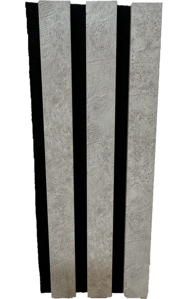 Listelli acustici in MDF Grigio mis. 278 cm x 60 cm modello FLESSIBILE