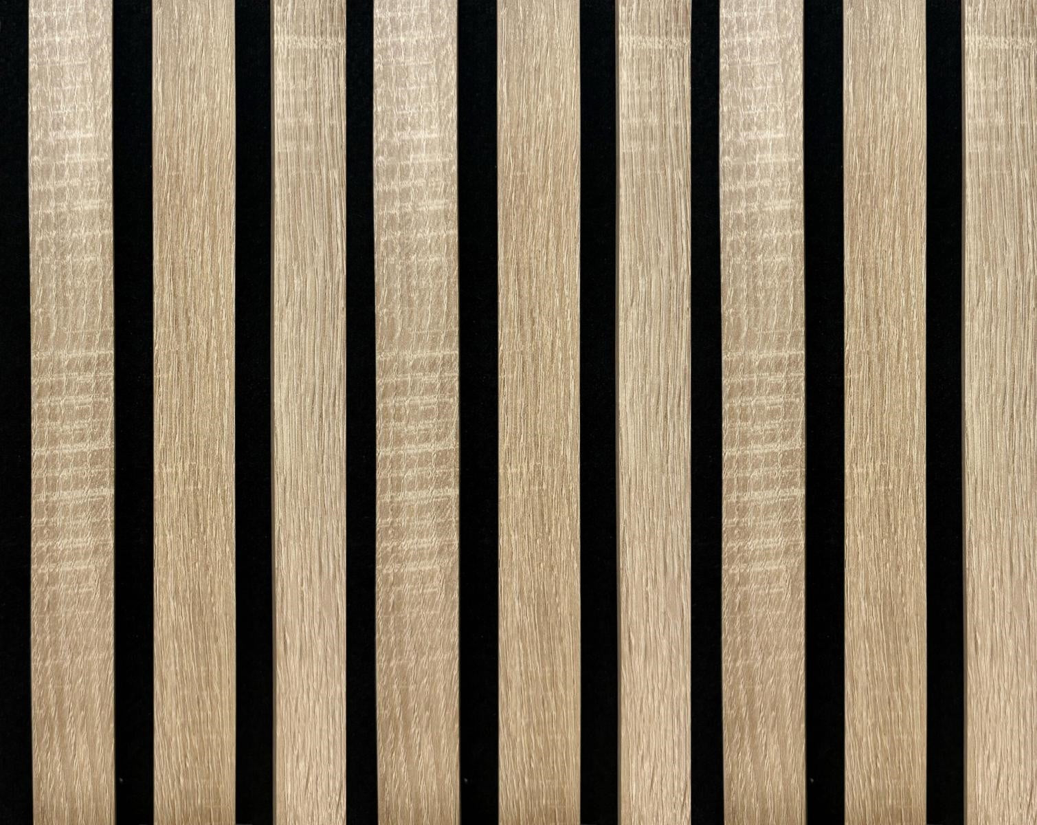 Listelli acustici in MDF Legno Naturale mis. 278 cm x 60 cm modello FLESSIBILE