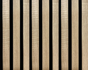 Listelli acustici in MDF Legno Naturale mis. 278 cm x 60 cm modello FLESSIBILE