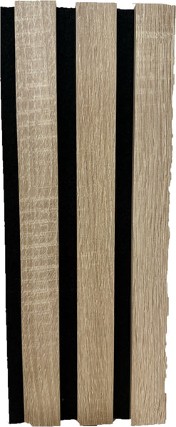 Listelli acustici in MDF Legno Naturale mis. 278 cm x 60 cm modello FLESSIBILE