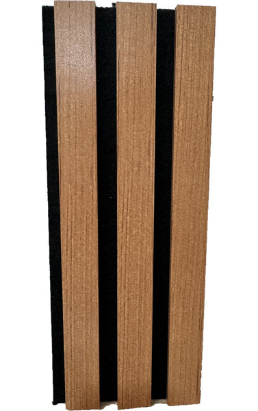 Listelli acustici in MDF Teak mis. 278 cm x 60 cm modello FLESSIBILE