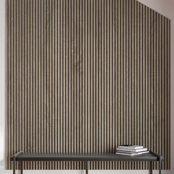 Listelli acustici in MDF Vintage mis. 278 cm x 60 cm modello FLESSIBILE
