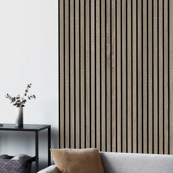 Listelli acustici in MDF Vintage mis. 278 cm x 60 cm modello FLESSIBILE