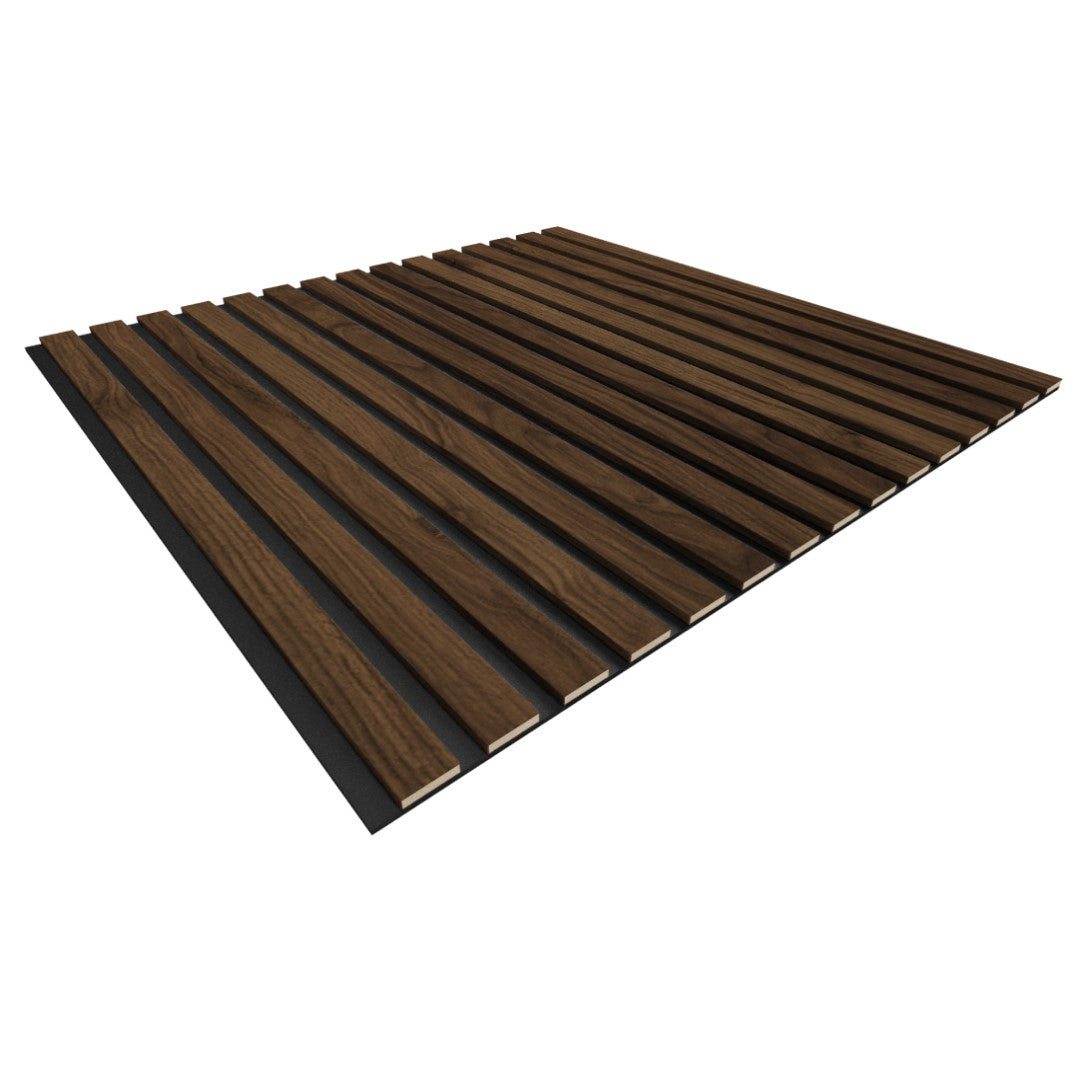 Listelli acustici in MDF Catania mis. 60 cm x 60 cm modello QUADRO FLESSIBILE