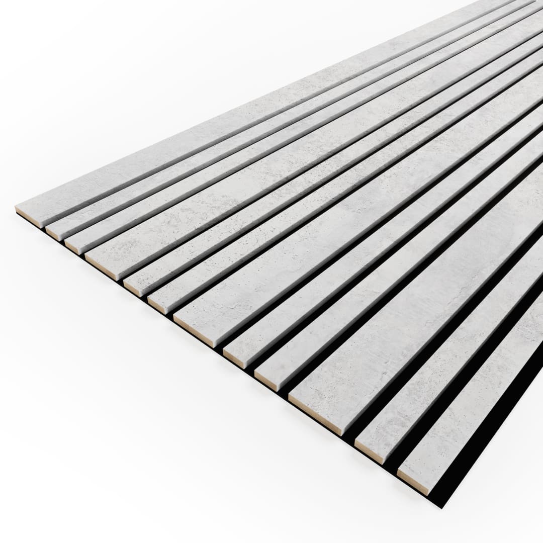 Listelli acustici in MDF Chicago &amp; Chicago mis. 278 cm x 60 cm modello FLESSIBILE - ULTIMO PEZZO