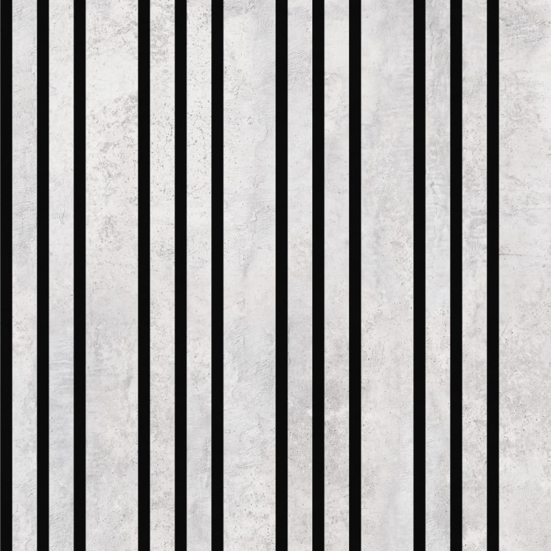 Listelli acustici in MDF Chicago &amp; Chicago mis. 278 cm x 60 cm modello FLESSIBILE - ULTIMO PEZZO