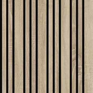 Listelli acustici in MDF Naturale & Naturale mis. 278 cm x 60 cm modello FLESSIBILE