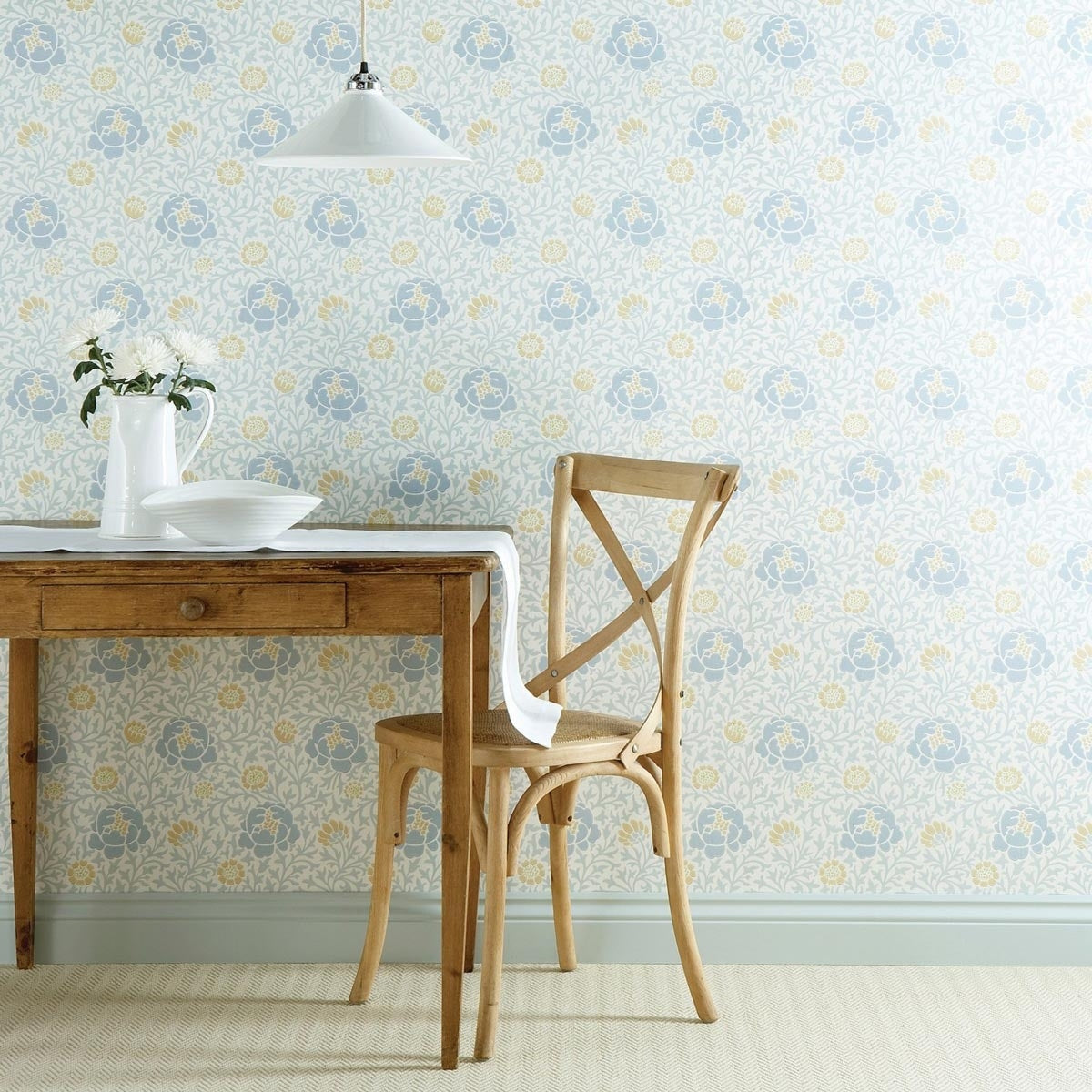 Carta da parati Little Greene Lansdowne Walk - Marigold