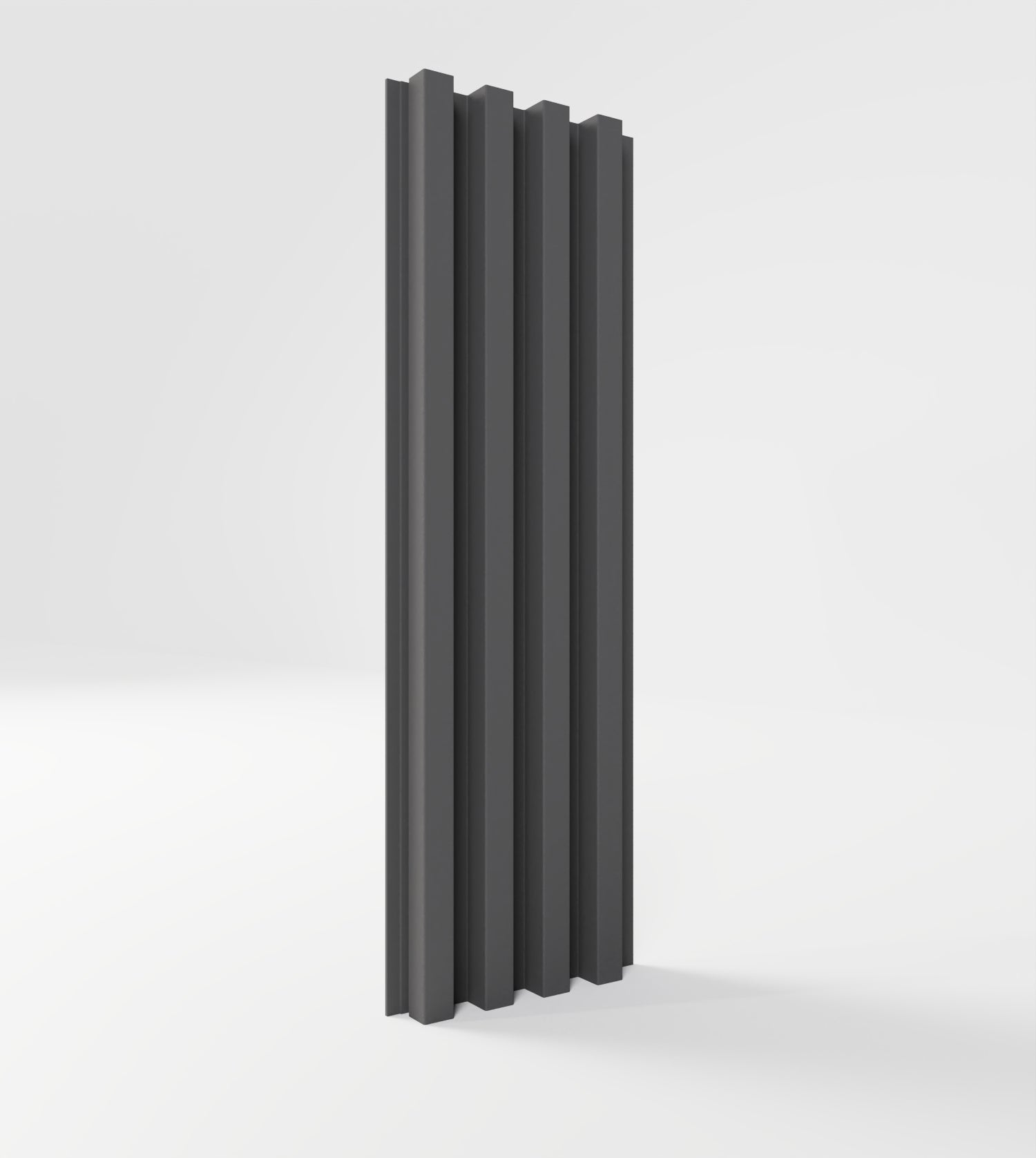Listelli in PVC per interni ed esterni cod. 428 ANTRACITE mis.17,3X2,4X295 cm