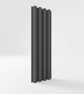 Listelli in PVC per interni ed esterni cod. 428 ANTRACITE mis.17,3X2,4X295 cm
