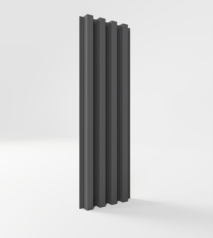 Listelli in PVC per interni ed esterni cod. 428 ANTRACITE mis.17,3X2,4X295 cm