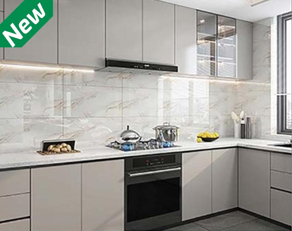 TrAdE Shop Traesio - Pannello Adesivo Effetto Marmo Striato Pareti Paraschizzi 300x60cm Stanza Cucina 86522468 - Foto 14