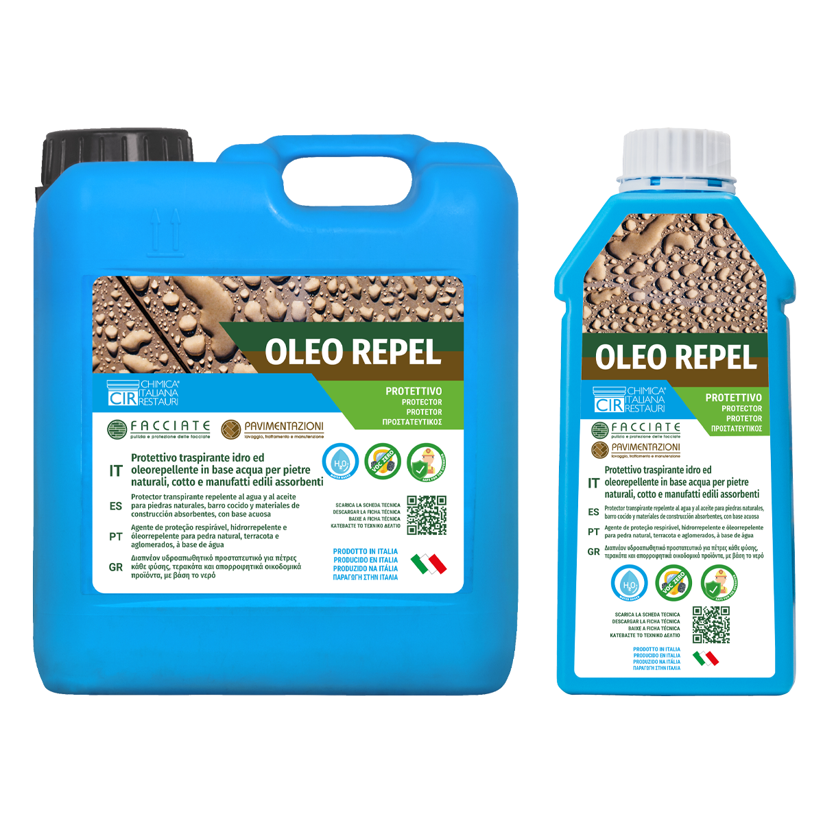 Oleo Repel - Protettivo traspirante idro ed oleorepellente, in base acqua