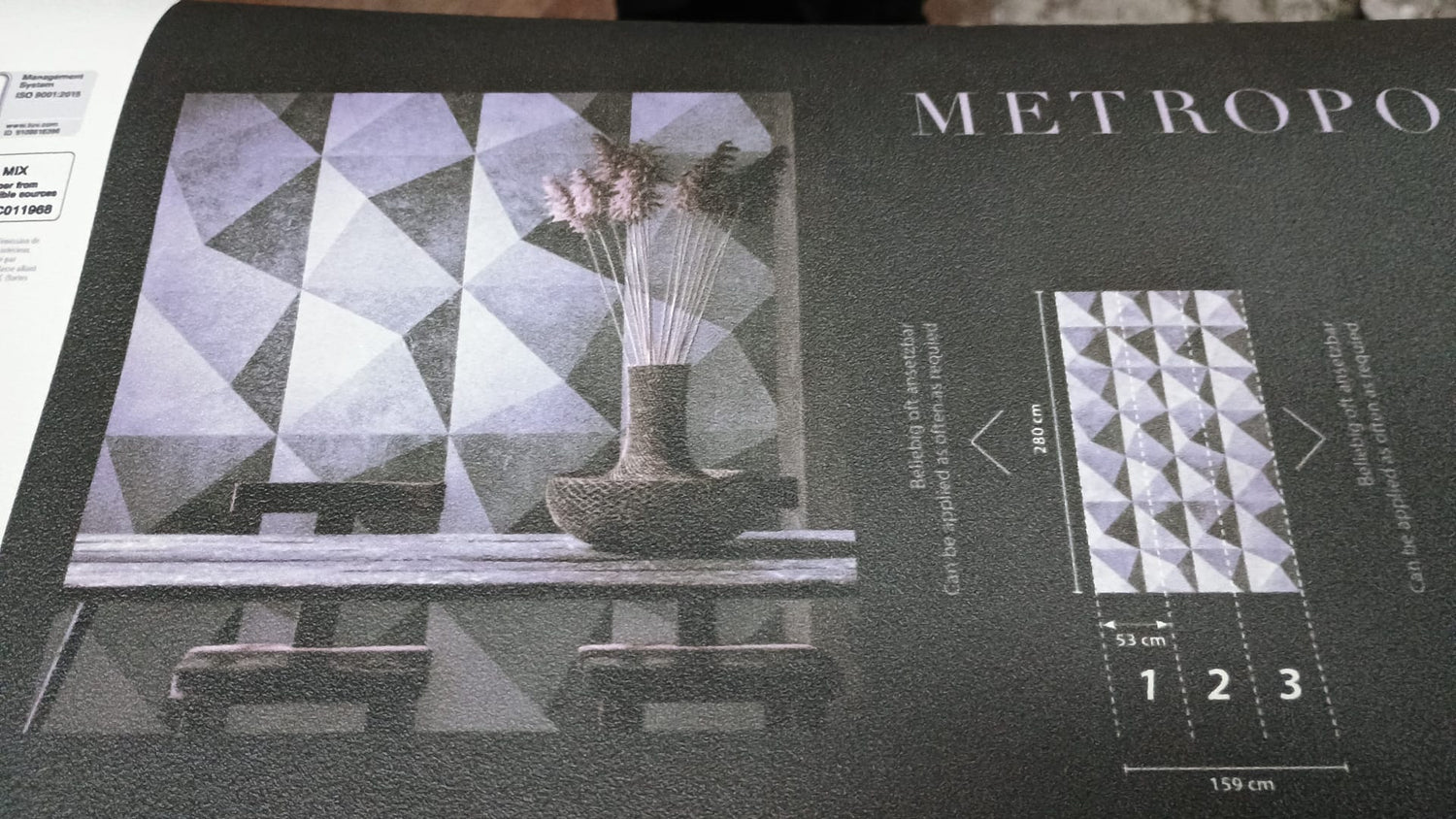 Carta da Parati Metropolitan Stories The Wall cm 159 x 280 cod. 38281-1 OUTLET