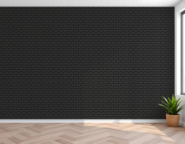 Pannello acustico in MDF effetto mattoncini colore Nero mis. 66,7 cm x 58,3 cm x 9 mm