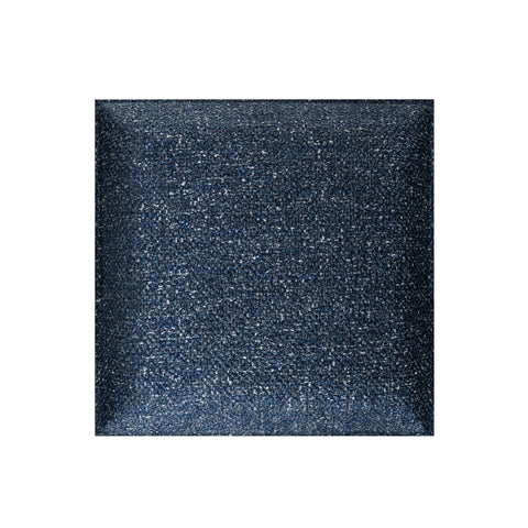 Pannello 3D in tessuto Bouclè 30 x 30 cm colore Blu