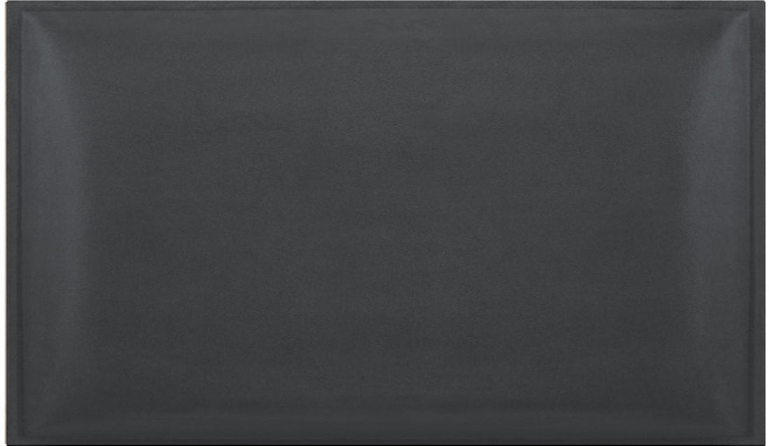 Pannello 3D in velluto idrorepellente 30 x 60 cm colore Grigio