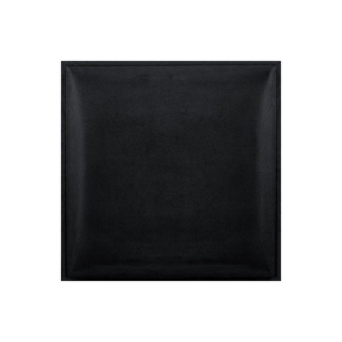 Pannello 3D in velluto idrorepellente 30 x 30 cm colore Nero