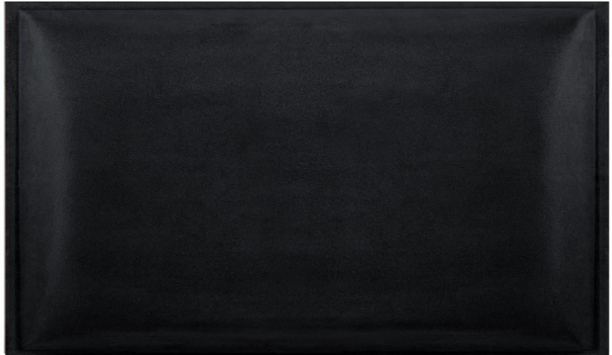 Pannello 3D in velluto idrorepellente 30 x 60 cm colore Nero