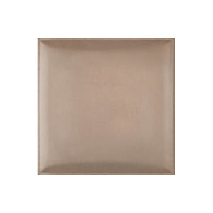 Pannello 3D in velluto idrorepellente 30 x 30 cm colore Beige