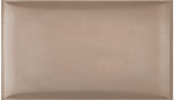 Pannello 3D in velluto idrorepellente 30 x 60 cm colore Beige