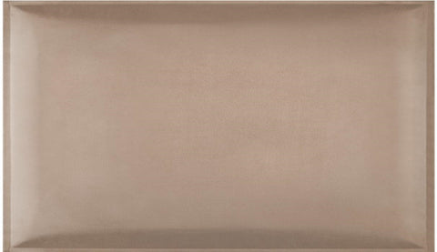 Pannello 3D in velluto idrorepellente 30 x 60 cm colore Beige