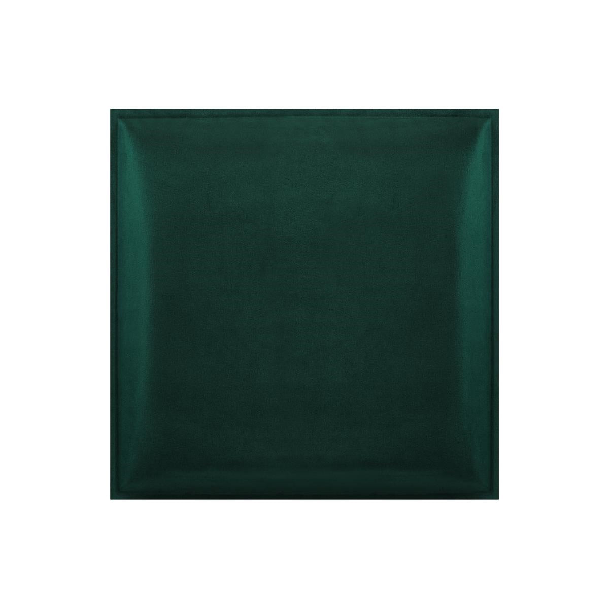 Pannello 3D in velluto idrorepellente 30 x 30 cm colore Verde
