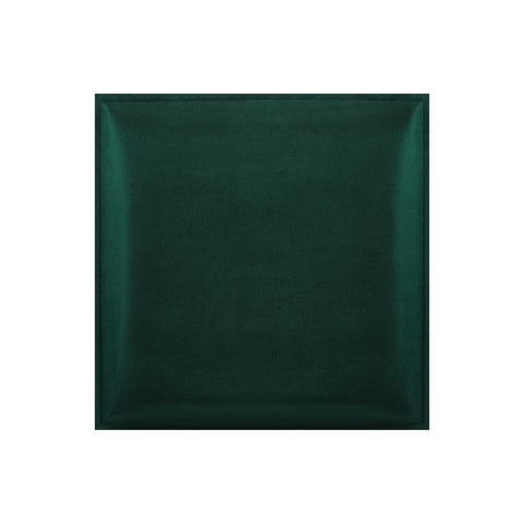 Pannello 3D in velluto idrorepellente 30 x 30 cm colore Verde