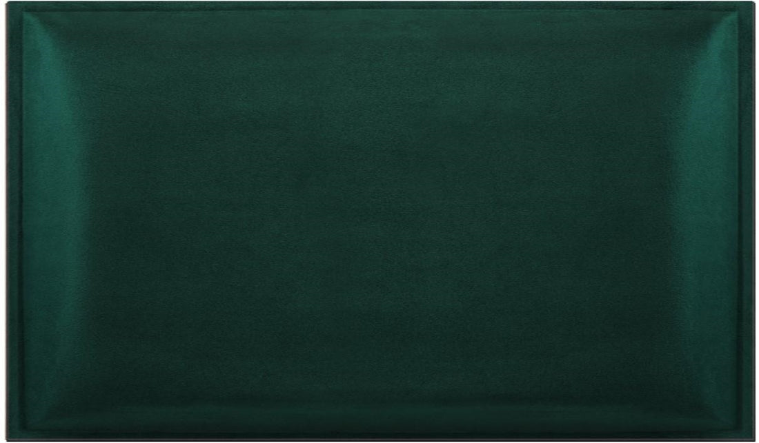 Pannello 3D in velluto idrorepellente 30 x 60 cm colore Verde