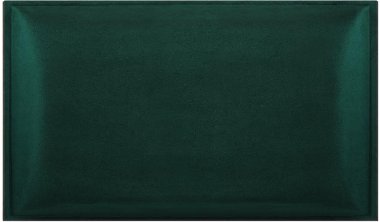 Pannello 3D in velluto idrorepellente 30 x 60 cm colore Verde
