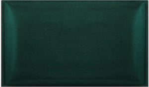 Pannello 3D in velluto idrorepellente 30 x 60 cm colore Verde