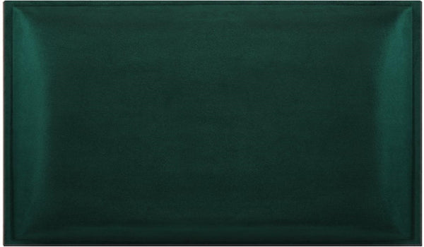 Pannello 3D in velluto idrorepellente 30 x 60 cm colore Verde