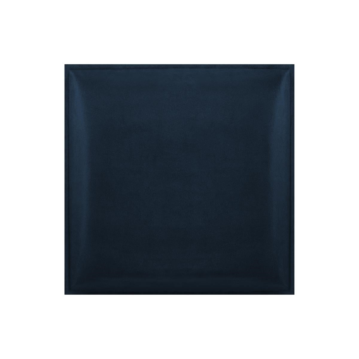 Pannello 3D in velluto idrorepellente 30 x 30 cm colore Blu
