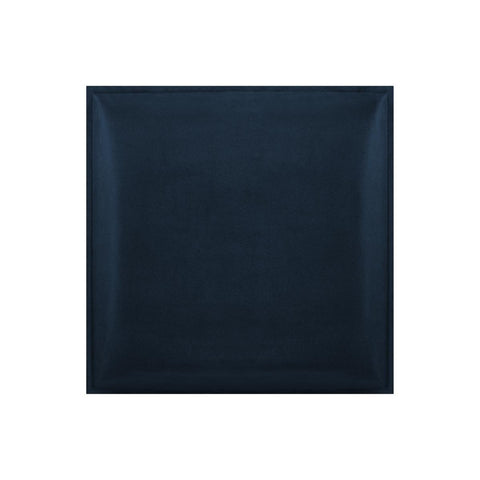 Pannello 3D in velluto idrorepellente 30 x 30 cm colore Blu