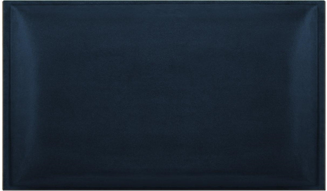 Pannello 3D in velluto idrorepellente 30 x 60 cm colore Blu