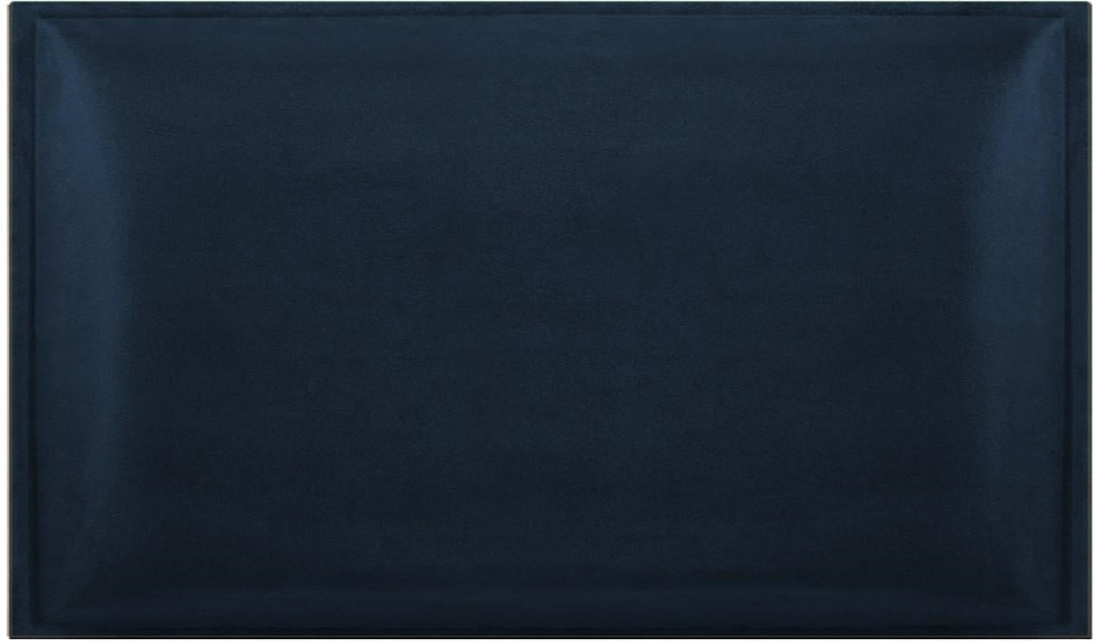 Pannello 3D in velluto idrorepellente 30 x 60 cm colore Blu