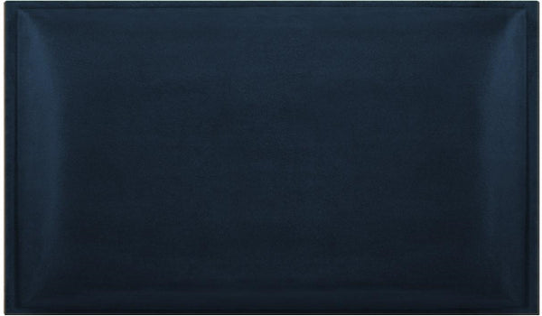 Pannello 3D in velluto idrorepellente 30 x 60 cm colore Blu