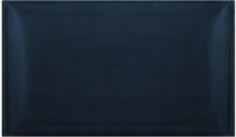 Pannello 3D in velluto idrorepellente 30 x 60 cm colore Blu