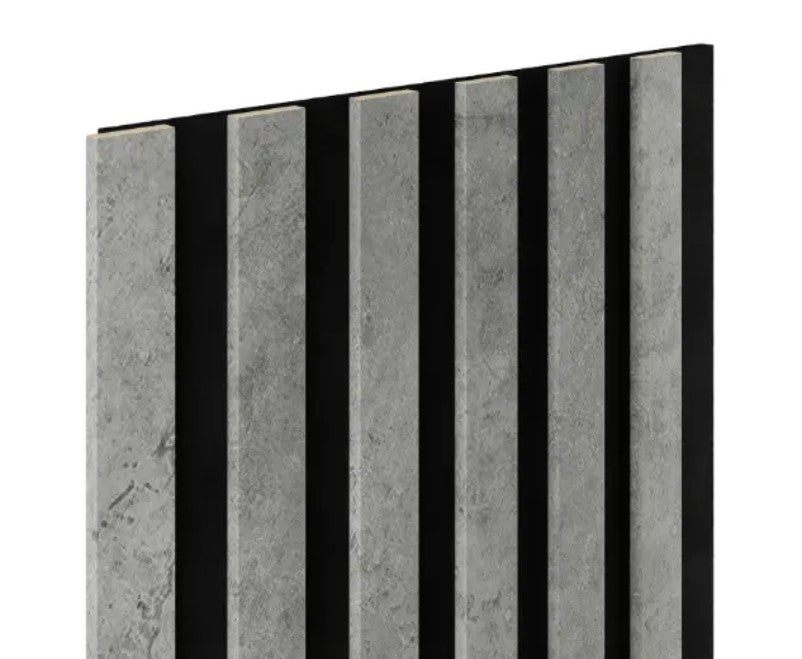 Listelli Silence in MDF Grigio Chicago mis. 270 cm x 30 cm