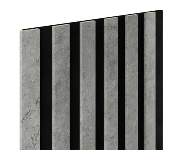 Listelli Silence in MDF Grigio Chicago mis. 270 cm x 30 cm
