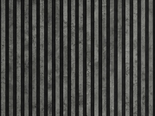 Listelli Silence in MDF Grigio Chicago mis. 270 cm x 30 cm