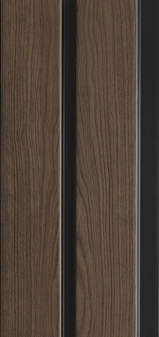 Listelli in polimero modello XXL cod. 210 CHESTNUT mis.12,2X1,2X295 cm