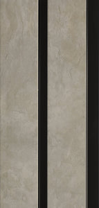 Listelli in polimero modello XXL cod. 438 GREY mis.12,2X1,2X295 cm