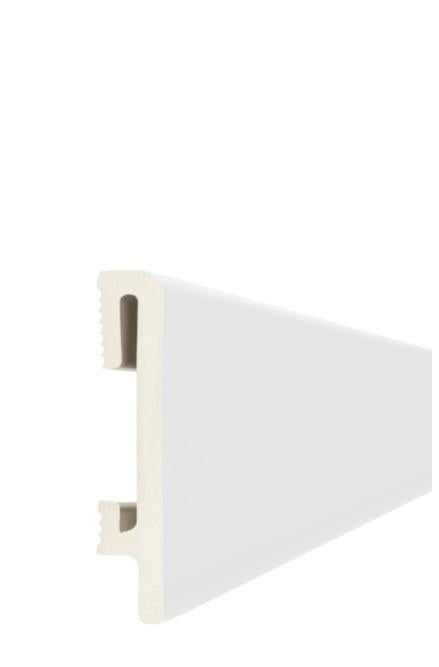 Battiscopa in SPC PF060W misura 6x1,5x240 cm White