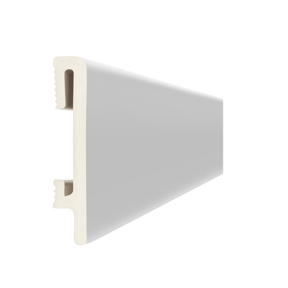 Battiscopa in SPC PF080G misura 8x1,5x240 cm Grigio