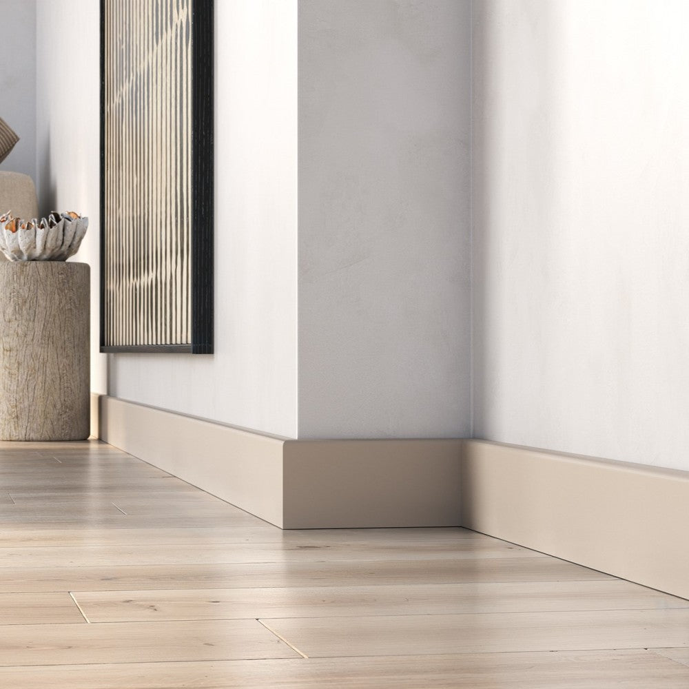 Battiscopa in SPC PF080K misura 8x1,5x240 cm Cashmere