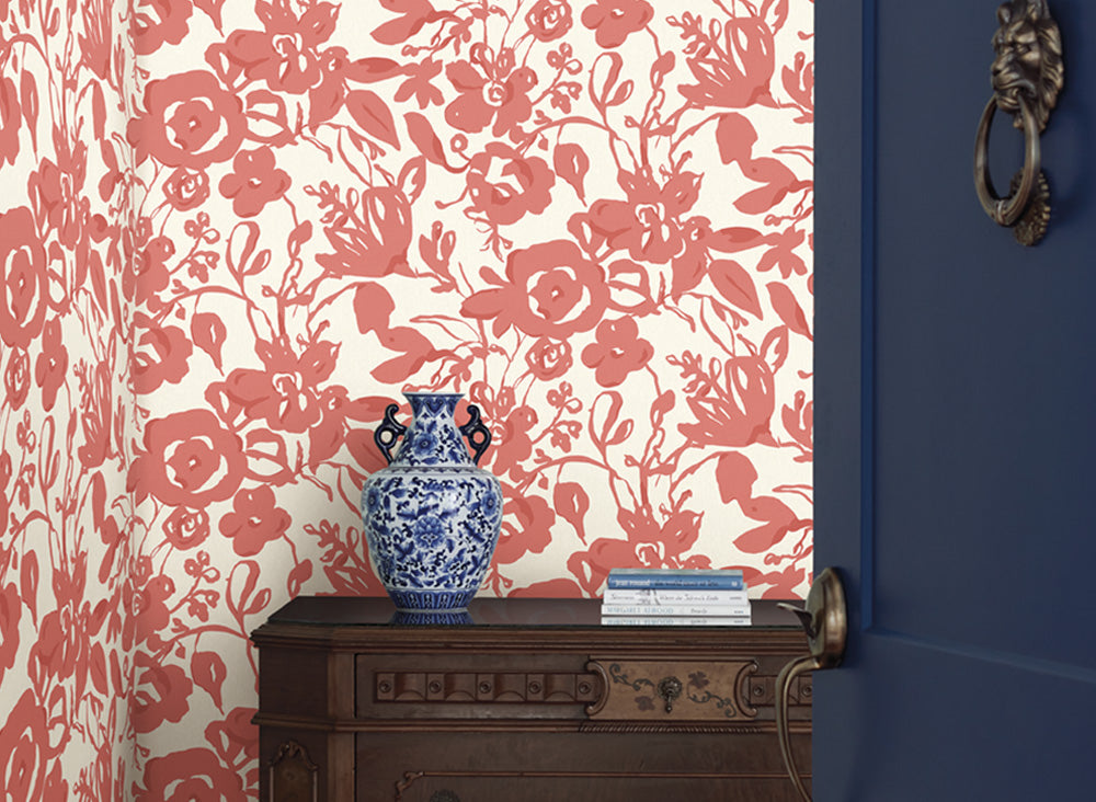 Carta da Parati Blooms 2nd Edition BRUSHSTROKE FLORAL JV Exclusive Parati