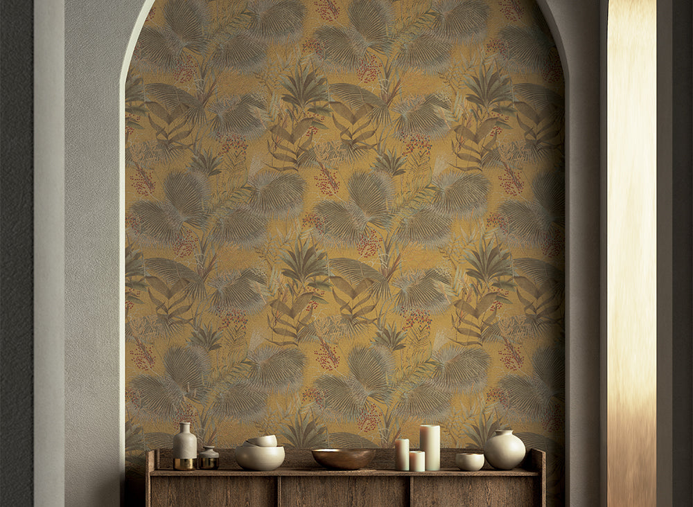 Carta da Parati Straw Jwall Parati PALME TAHITI