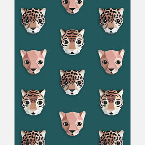 Carta da Parati Studio Ditte Panthera Wallpaper Green