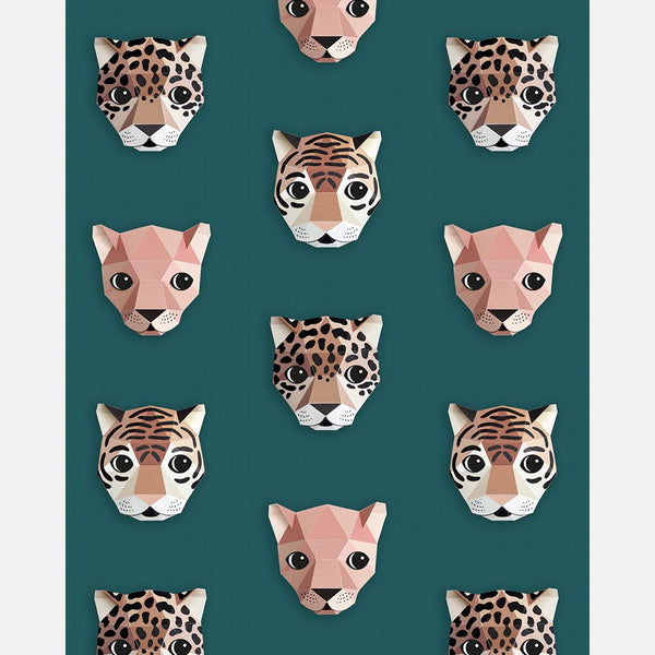 Carta da Parati Studio Ditte Panthera Wallpaper Green
